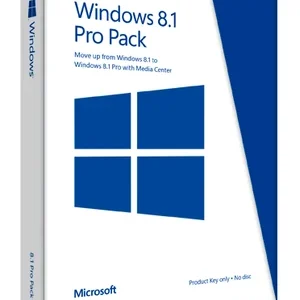 Microsoft Windows 8.1 Pro Pack (Win 8.1 to Win 8.1 Pro Upgrade) - Key Card Box
